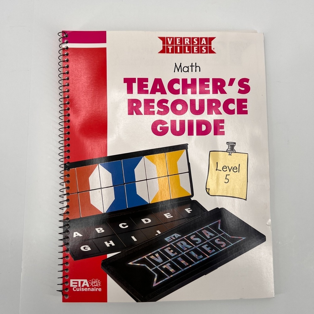 ETA Cuisenaire Math Teacher's Resource Guide Level 5 Versa Tiles